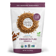 One Degree Organic Sprouted Oat Granola - Cinnamon Flax (312g)