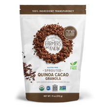 One Degree Organic Sprouted Oat Granola - Quinoa Cacao (312g)