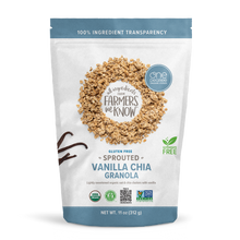 One Degree Organic Sprouted Oat Granola - Vanilla Chia (312g)