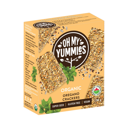 Oh My Yummies Crackers - Oregano (130g) - Lifestyle Markets