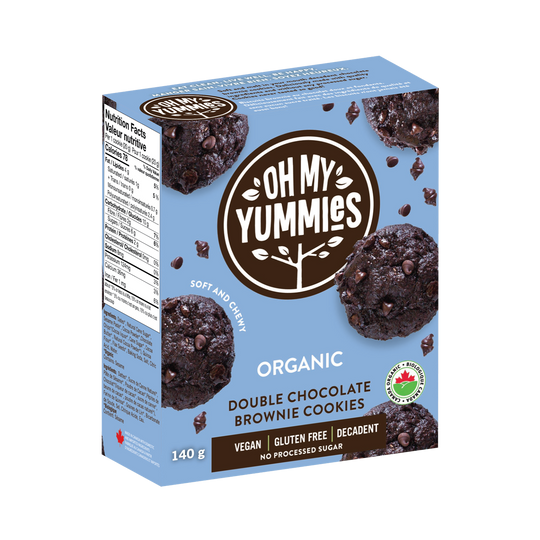 Oh My Yummies Double Chocolate Brownie Cookies (140g)