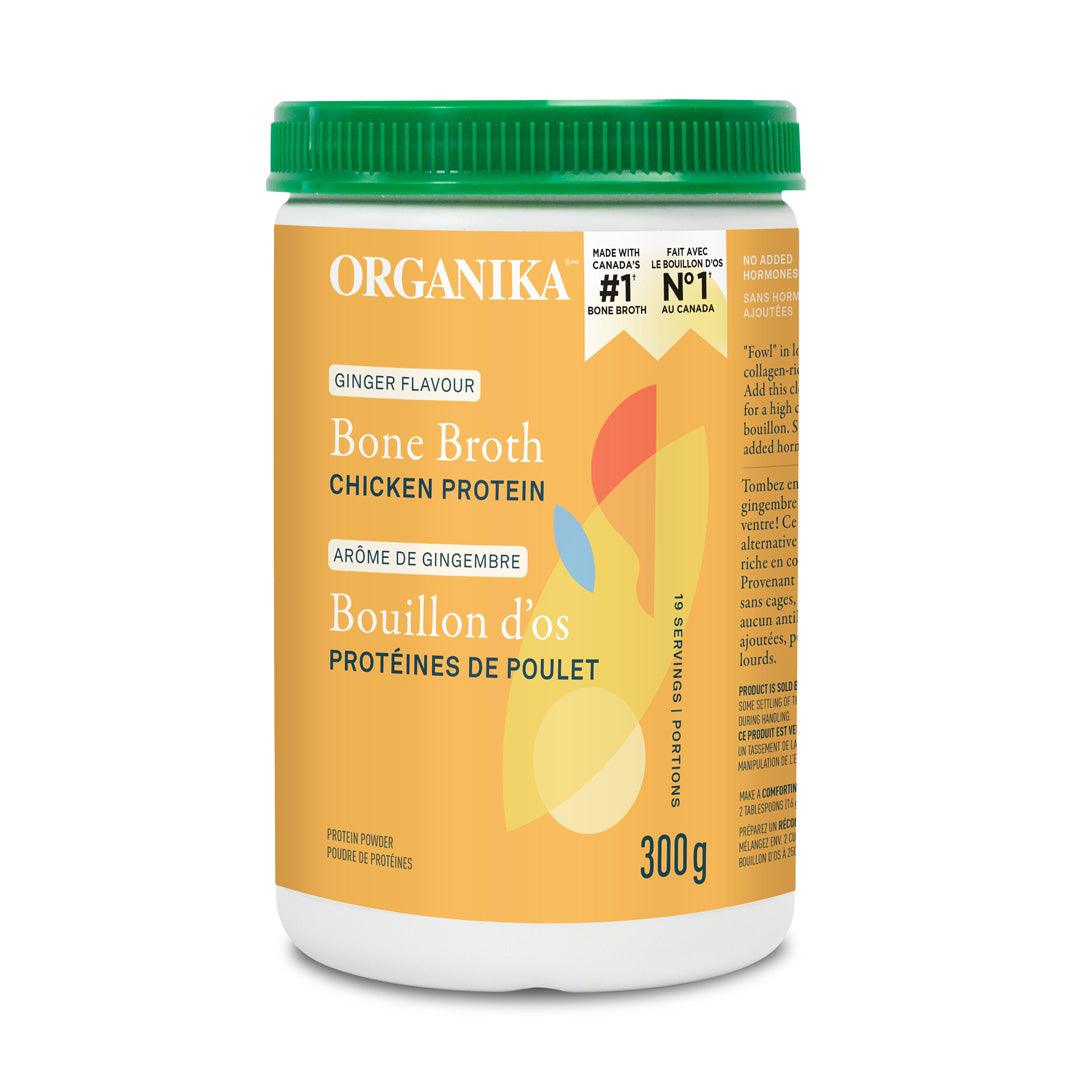Organika Chicken Bone Broth Protein Powder - Ginger (300g)