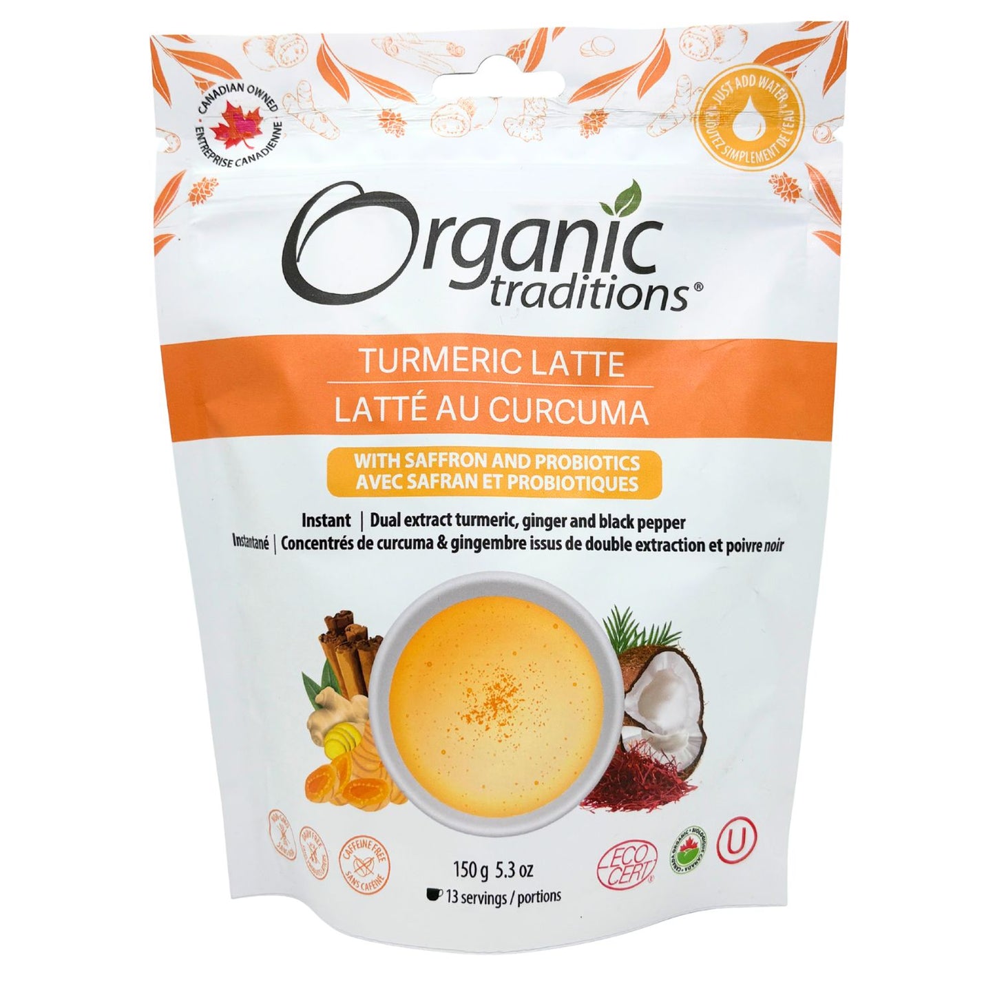 Organic Traditions Turmeric Latte (150g)
