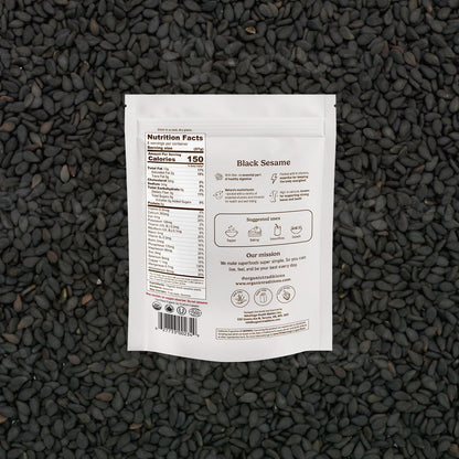 Organic Traditions Black Sesame Seeds (227g)