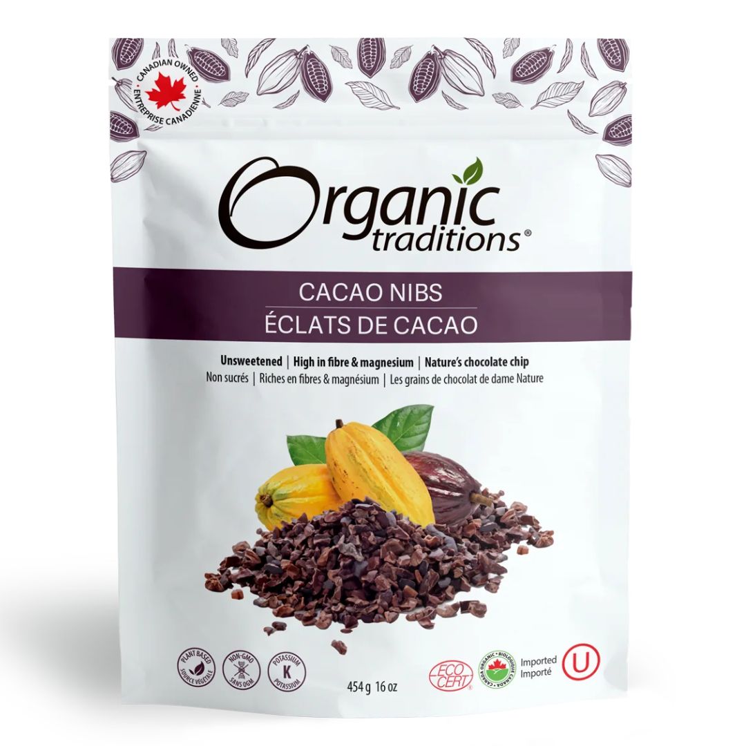 Organic Traditions Cacao Nibs (454g) - Lifestyle Markets