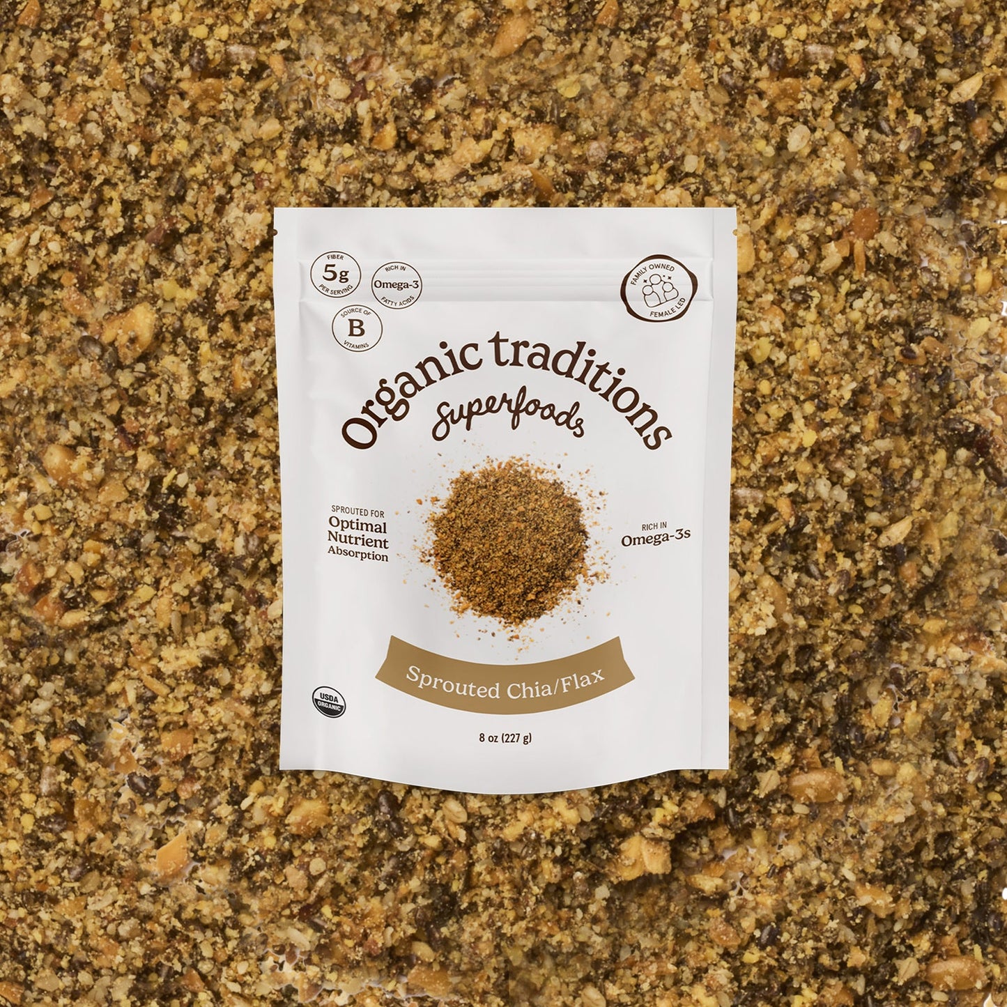 Organic Traditions Sprouted Chia & Flax