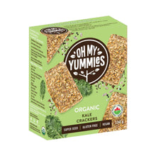 Oh My Yummies Crackers - Kale (130g) - Lifestyle Markets
