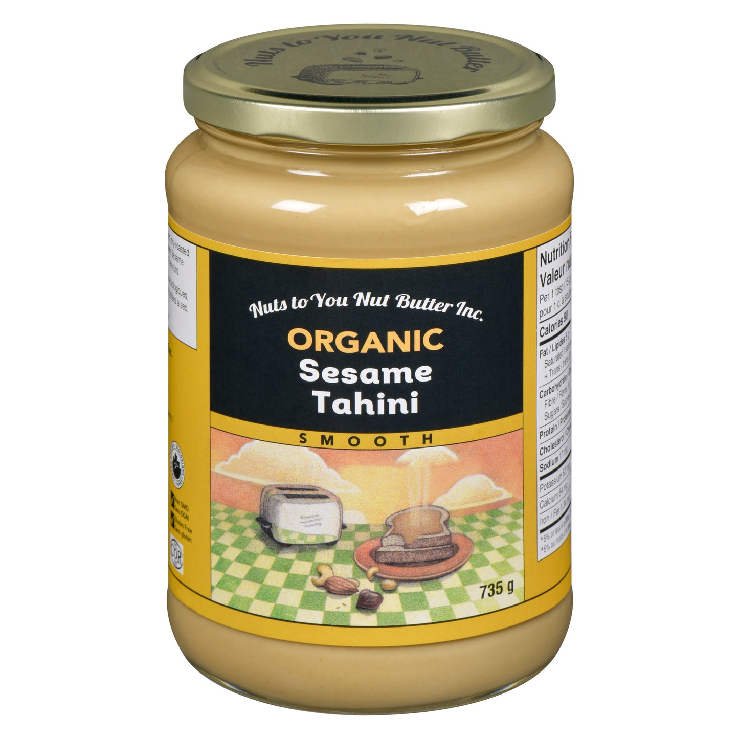 Nuts To You Organic Sesame Tahini (735g) - Lifestyle Markets