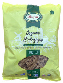 Rizopia Food Products Organic Brown Rice Fusilli Pasta (454g)