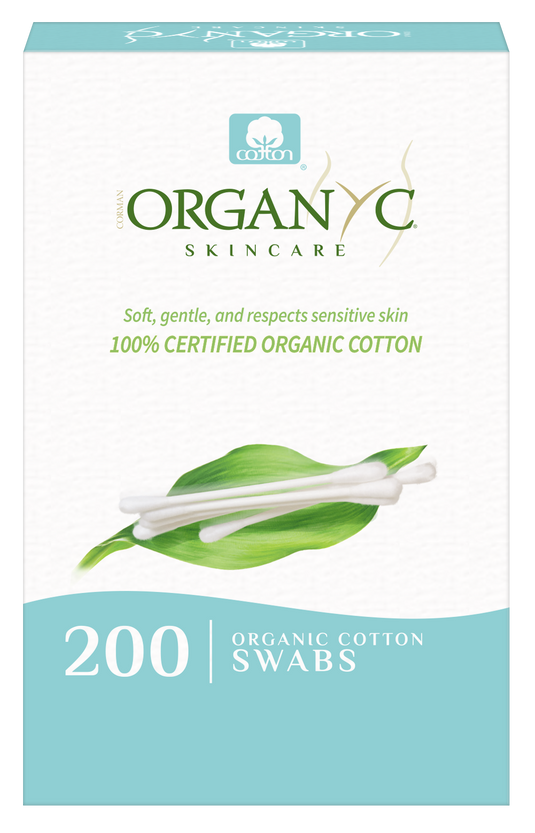 Organyc Cotton Swabs (200 ct) - Lifestyle Markets