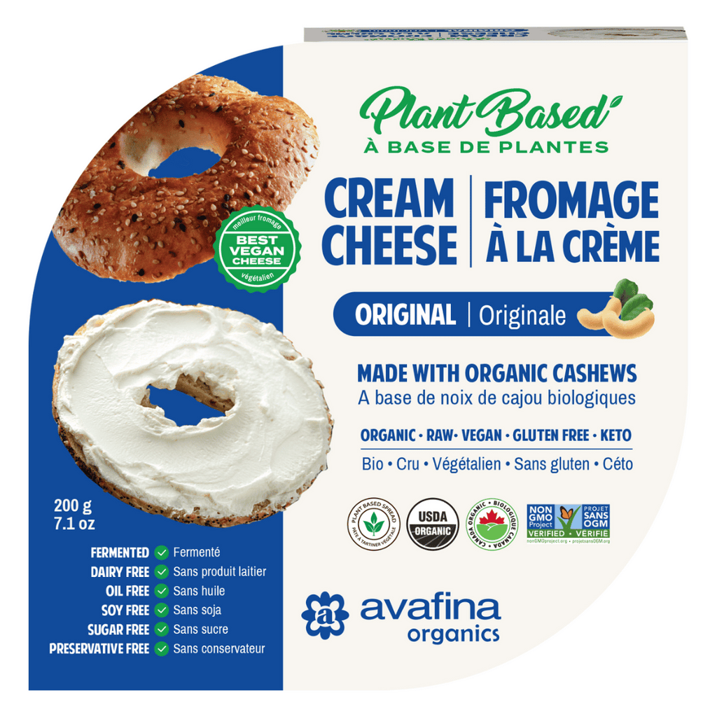 Avafina Organics Vegan Cream Cheese - Original (200g)