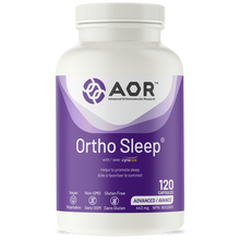 AOR Ortho Sleep supplement bottle on a white background