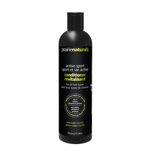 Prairie Naturals conditioner bottle on a white background