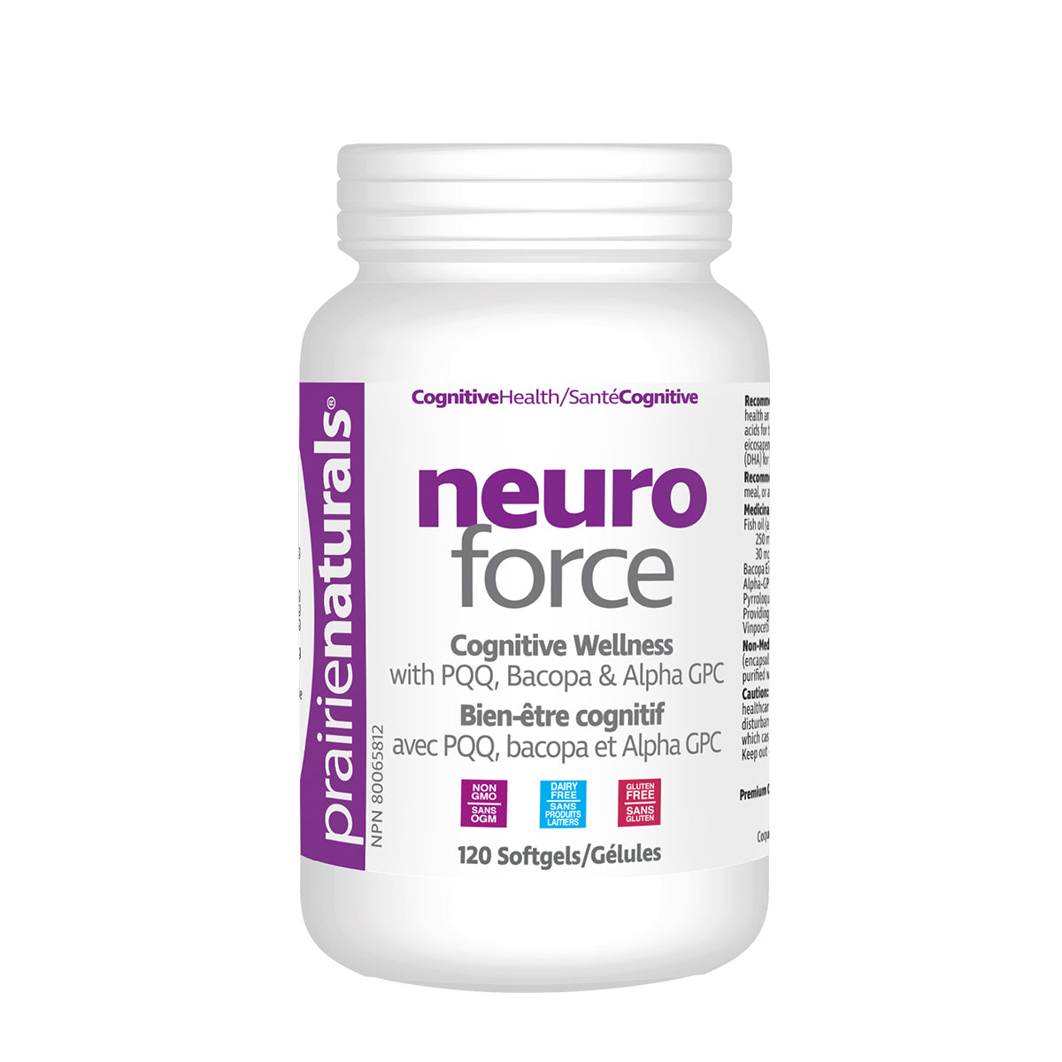 Prairie Naturals Neuro Force (120 sgels) - Lifestyle Markets
