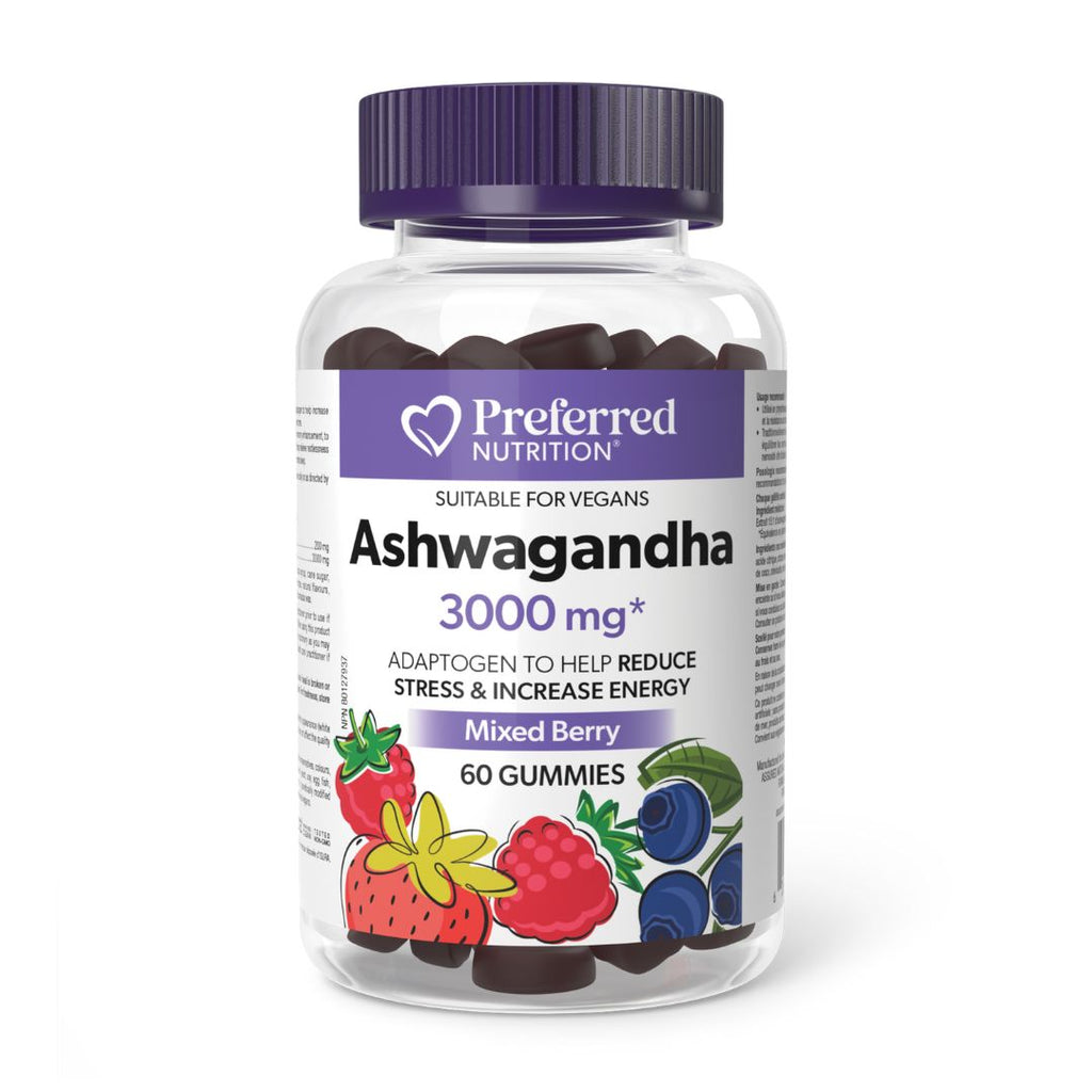 Preferred Nutrition Ashwagandha (60 Gummies)