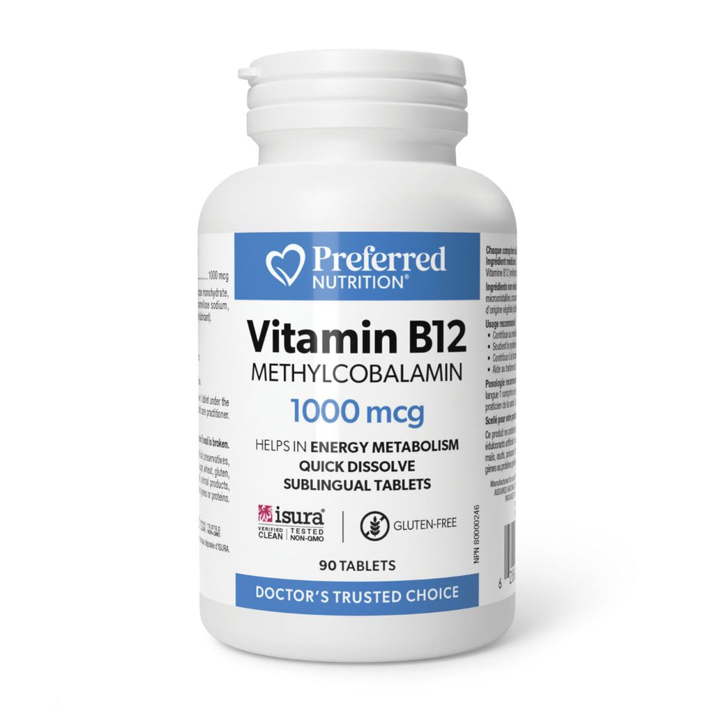 Preferred Nutrition Vitamin B12 1000mcg (90 Tabs)