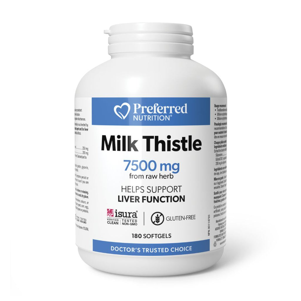 Preferred Nutrition Milk Thistle (180 Sgels)