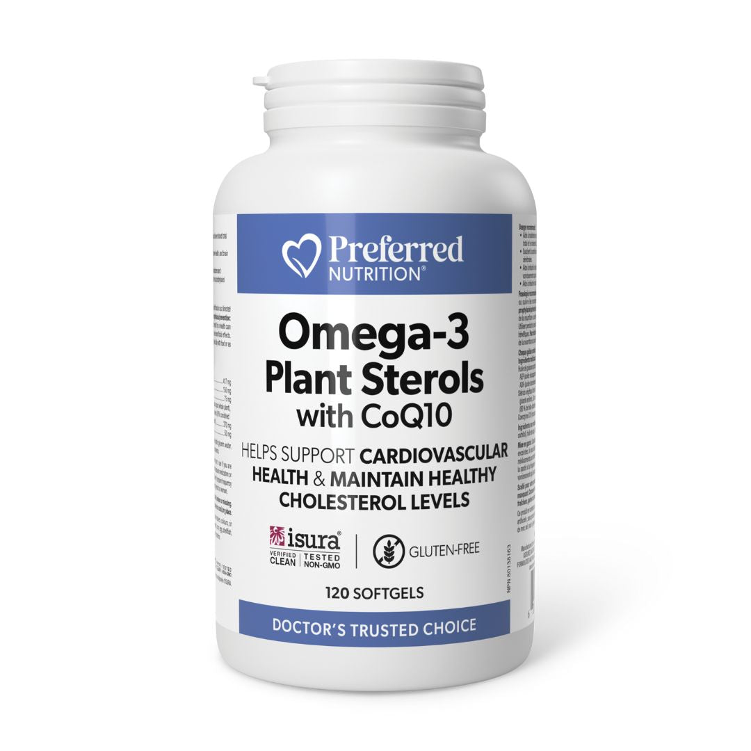 Preferred Nutrition Omega-3 Plant Sterols with CoQ10 (120 SGels) - Lifestyle Markets