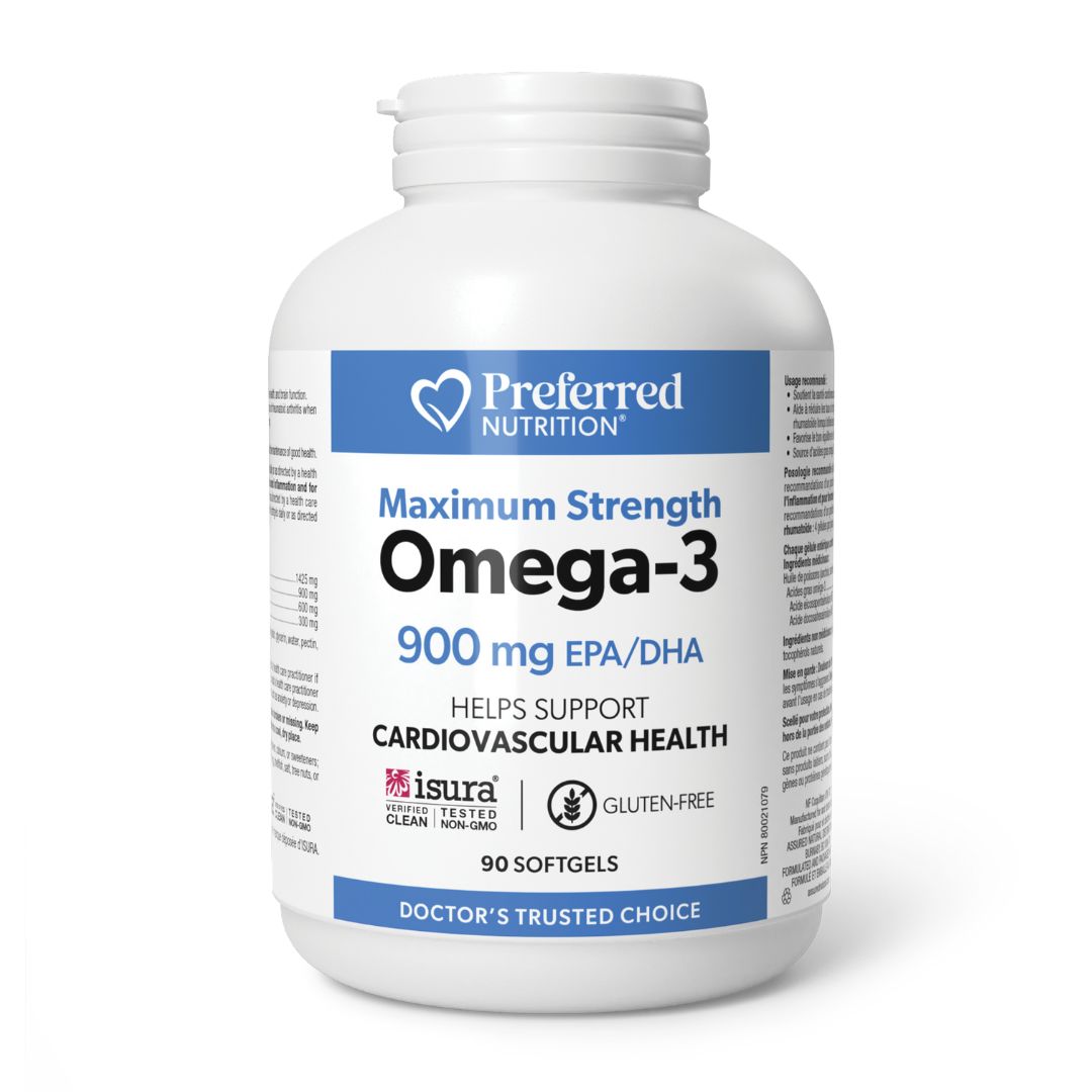 Preferred Nutrition Omega-3 900mg EPA/DHA (90 Sgels) - Lifestyle Markets