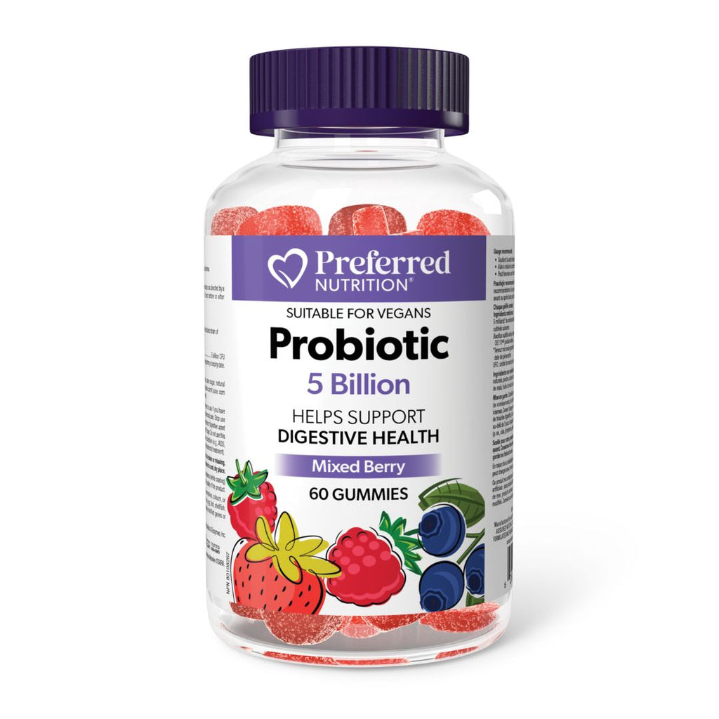 Preferred Nutrition Probiotic 5 Billion Gummies (60's)