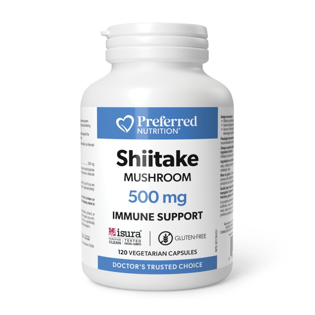 Preferred Nutrition Shiitake Mushroom (120 VCaps) - Lifestyle Markets