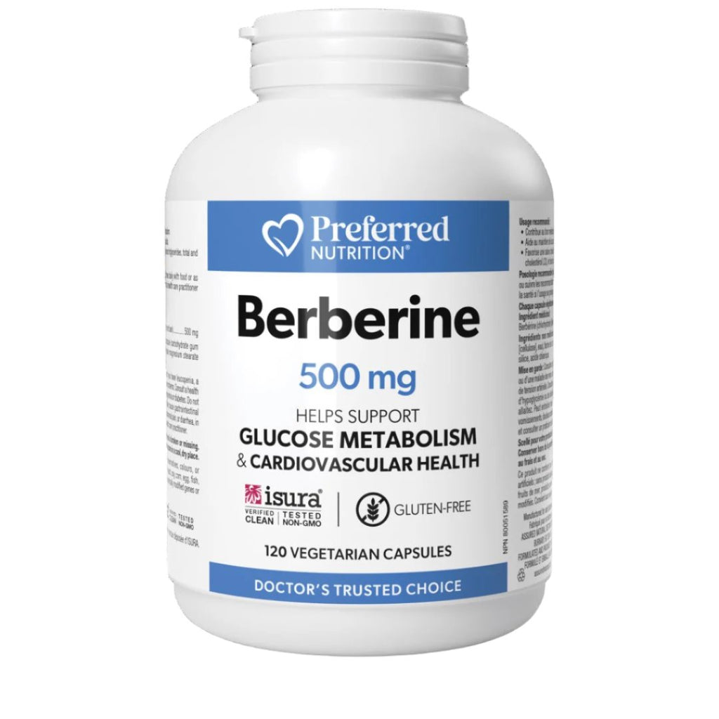 Preferred Nutrition Berberine (500mg) (120 VCaps)