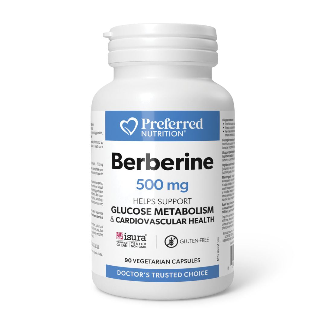 Preferred Nutrition Berberine (500mg) - Lifestyle Markets