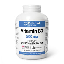 Preferred Nutrition Vitamin B3 500mg (Niacinamide) (90VCaps)