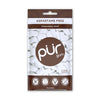 Packaging of pur gum with chocolate mint flavor on a white background