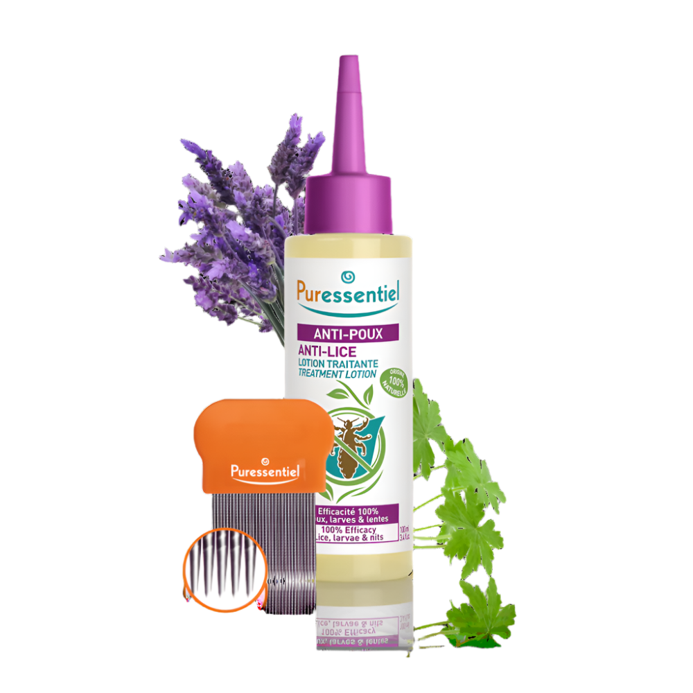 Puressentiel SOS Lice Treatment + Comb (100ml) - Lifestyle Markets
