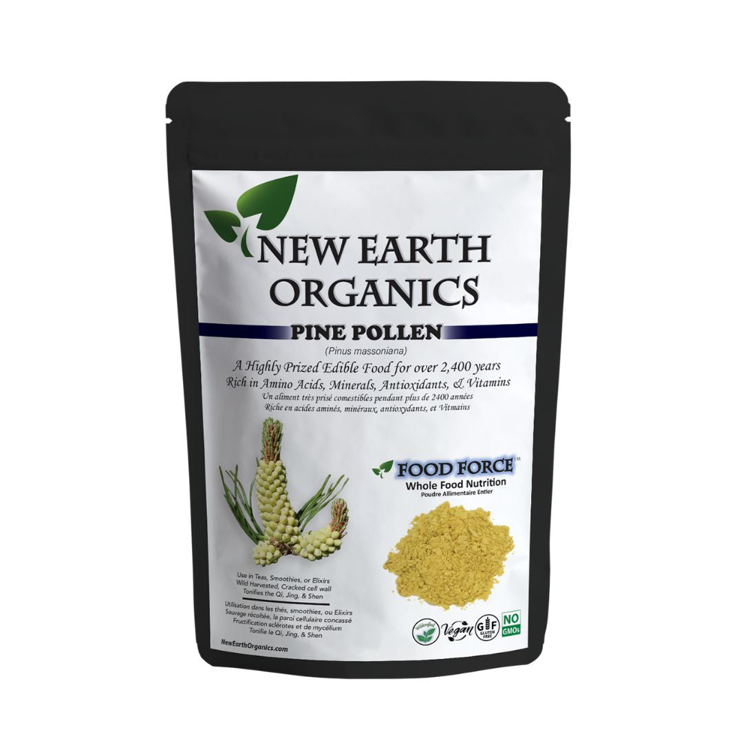 New Earth Organics Pine Pollen (112g) - Lifestyle Markets