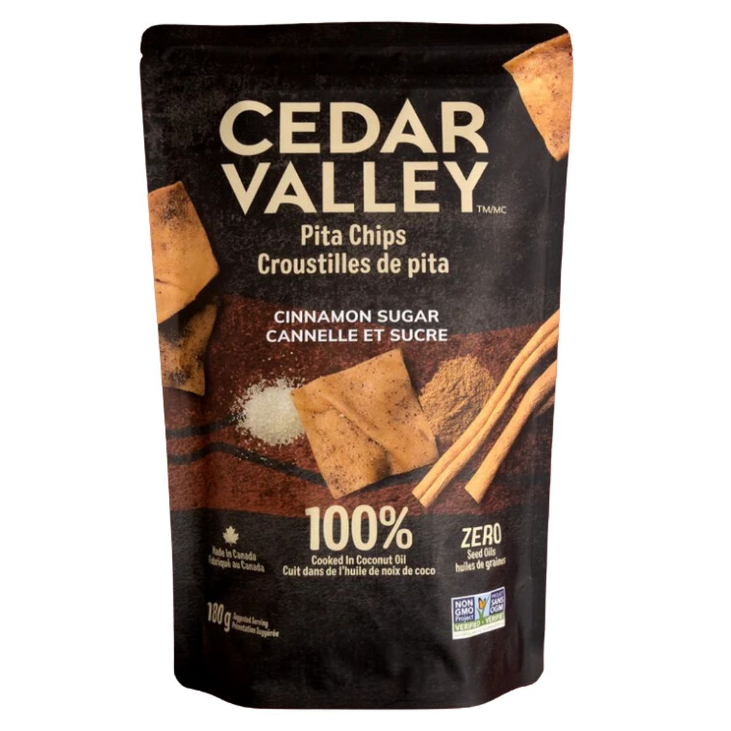 Cedar Valley Pita Chips - Cinnamon Sugar (180g)