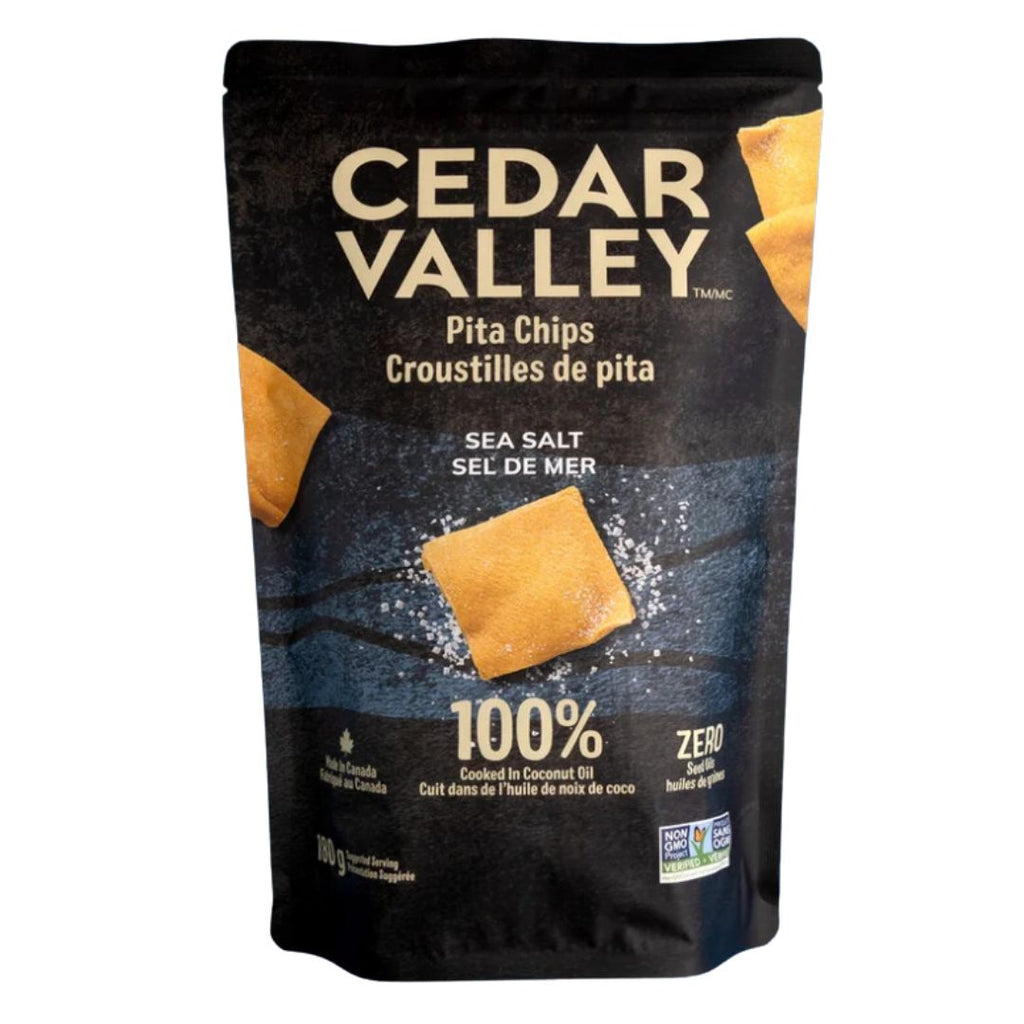 Cedar Valley Pita Chips - Sea Salt (180g)