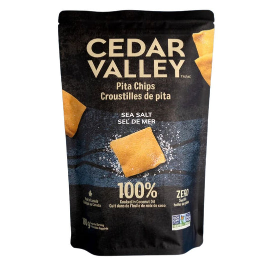 Cedar Valley Pita Chips - Sea Salt (180g) - Lifestyle Markets