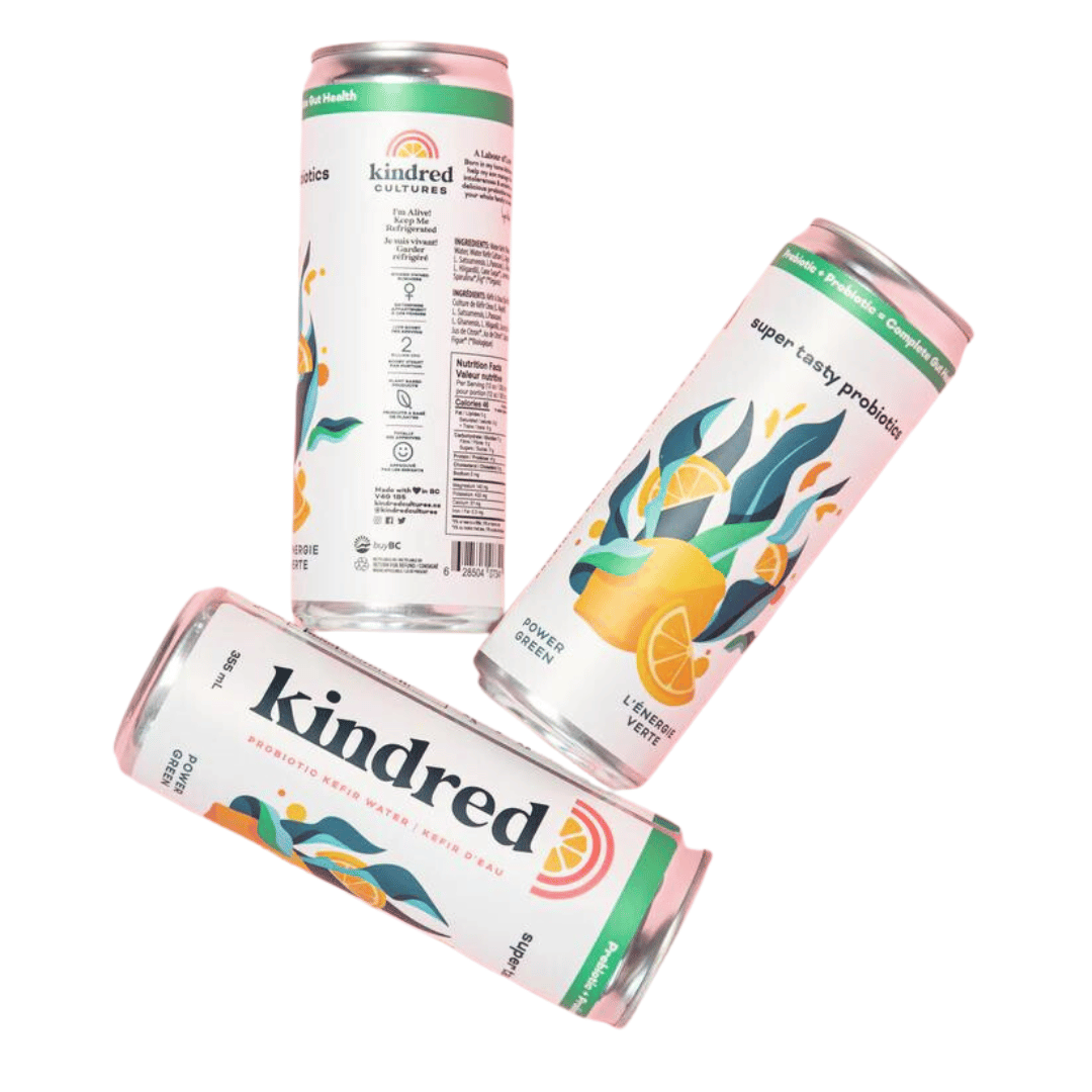 Kindred Water Kefir - Power Green (355ml) - Lifestyle Markets