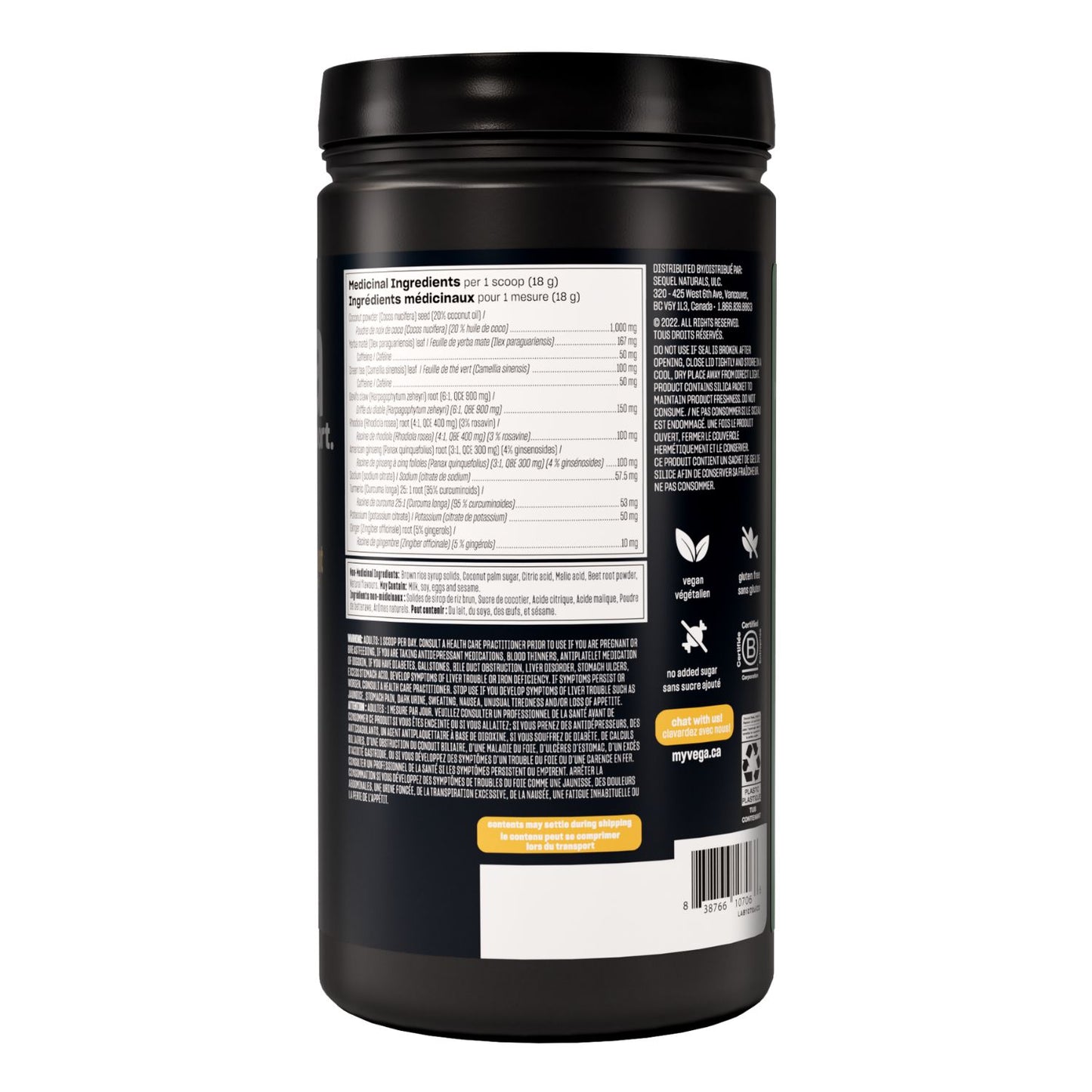 Vega Sport Pre-Workout Energizer - Berry (540g)