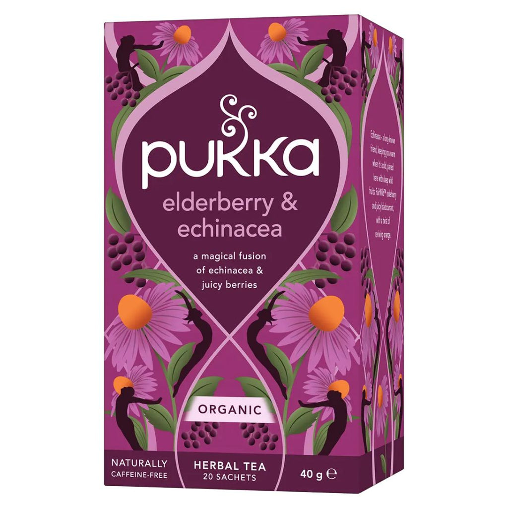 Pukka: Elderberry & Echinacea Tea (20 sachets)