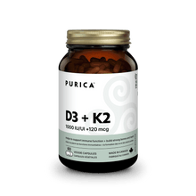 Purica Vitamin D3 + K2 MK-7 (60 VCaps)