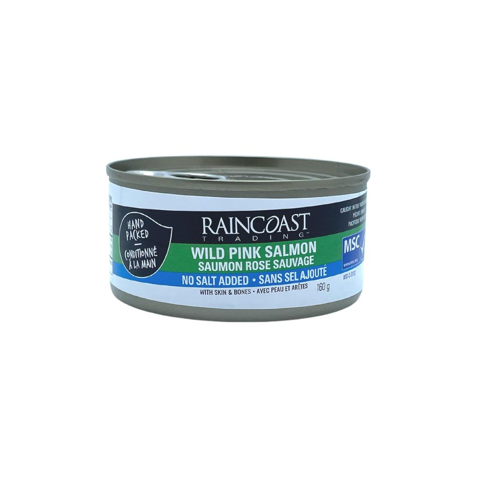 RainCoast Trading Wild Pink Salmon No Salt Added (160g) - Lifestyle Markets