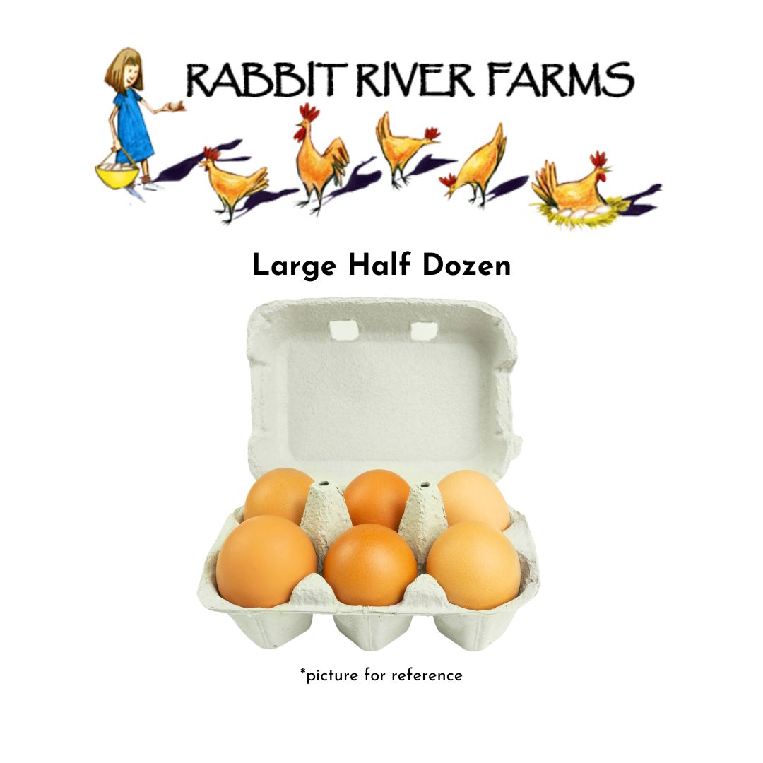 Rabbit River Farms Large Eggs (6 eggs) - Lifestyle Markets