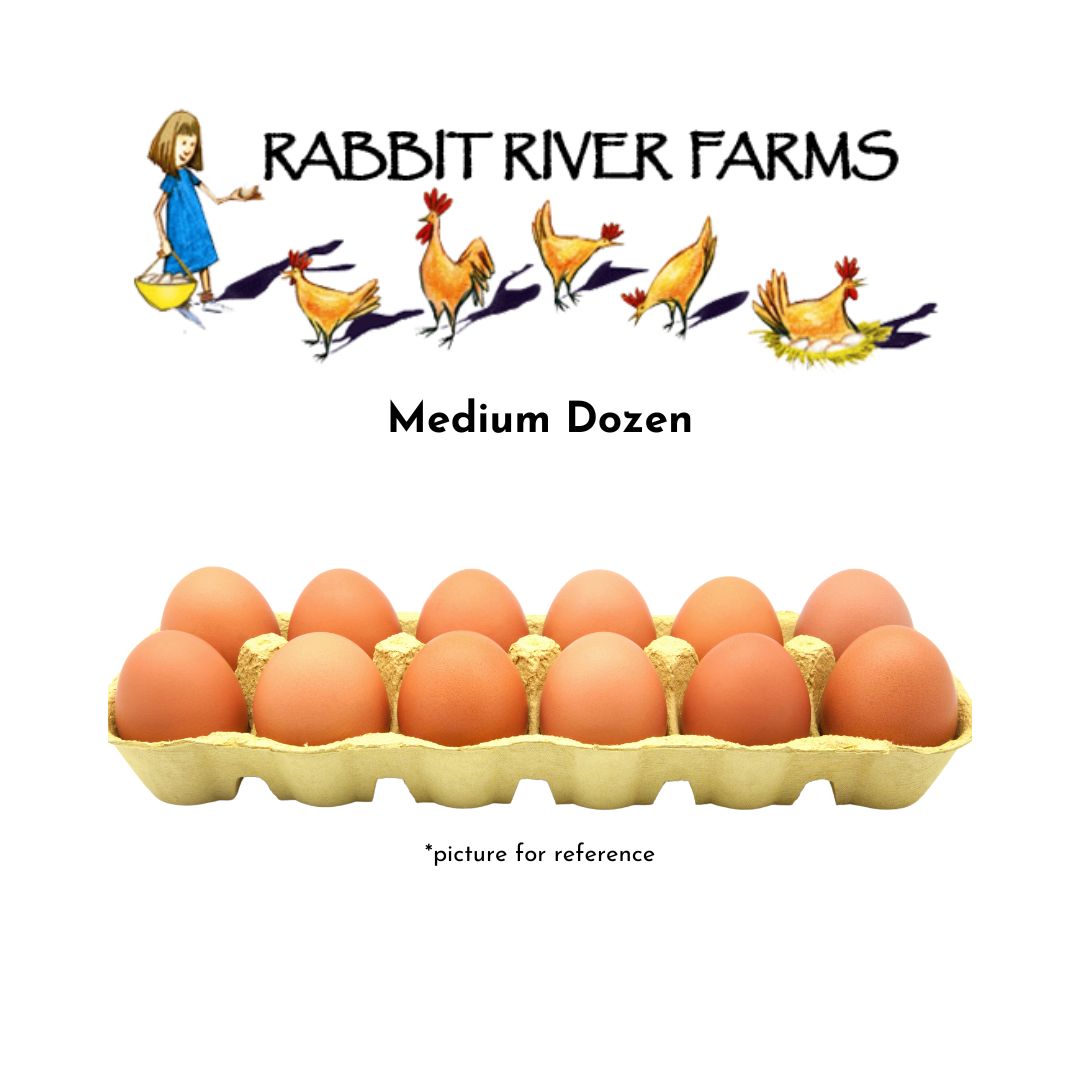 Rabbit River Farms Medium Eggs (Dozen) - Lifestyle Markets