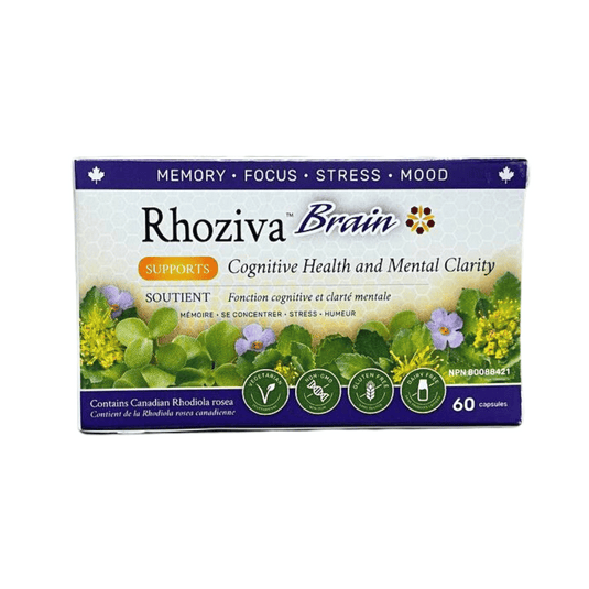 Rhoziva Brain (60 Caps) - Lifestyle Markets