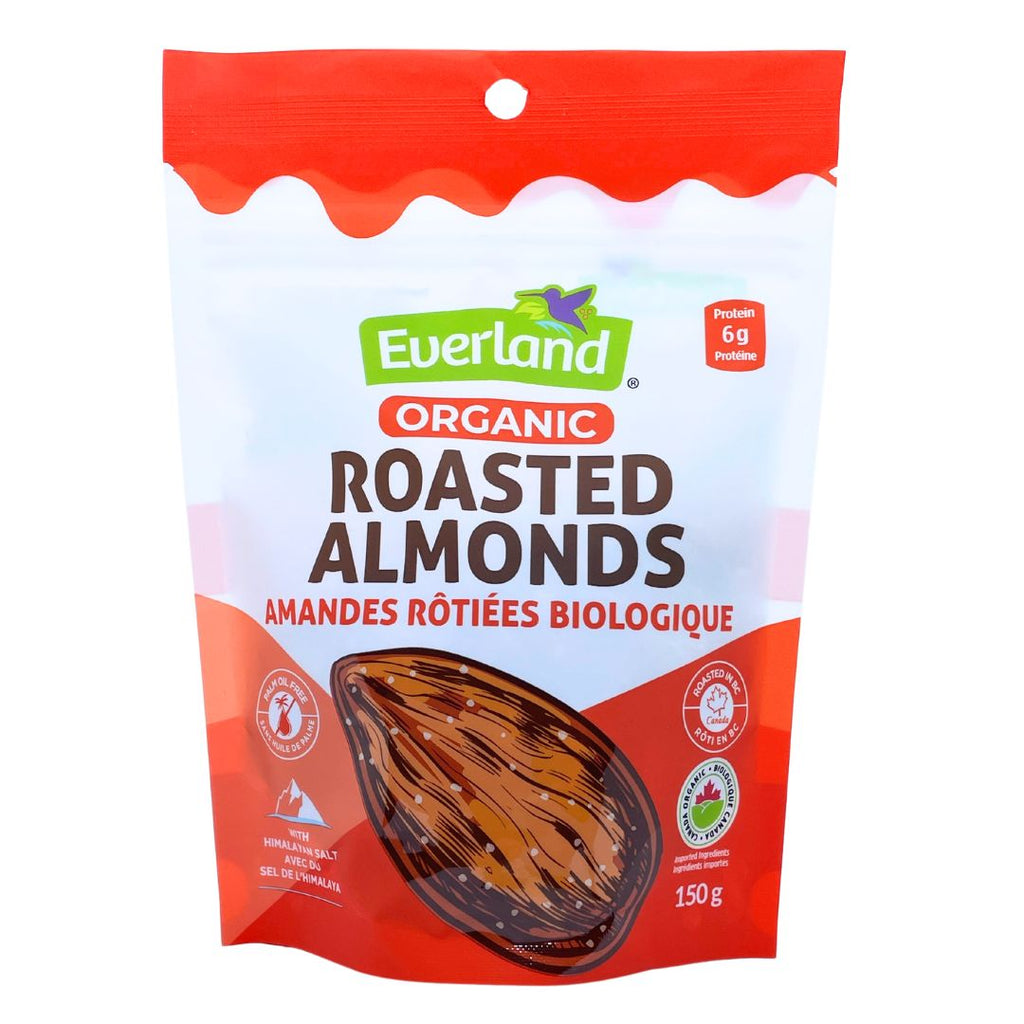 Everland Organic Roasted Almonds (150g)