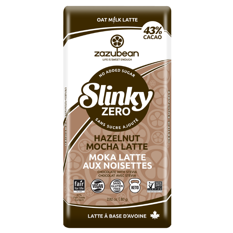 Zazubean Slinky Hazelnut Mocha Latte (80g) - Lifestyle Markets