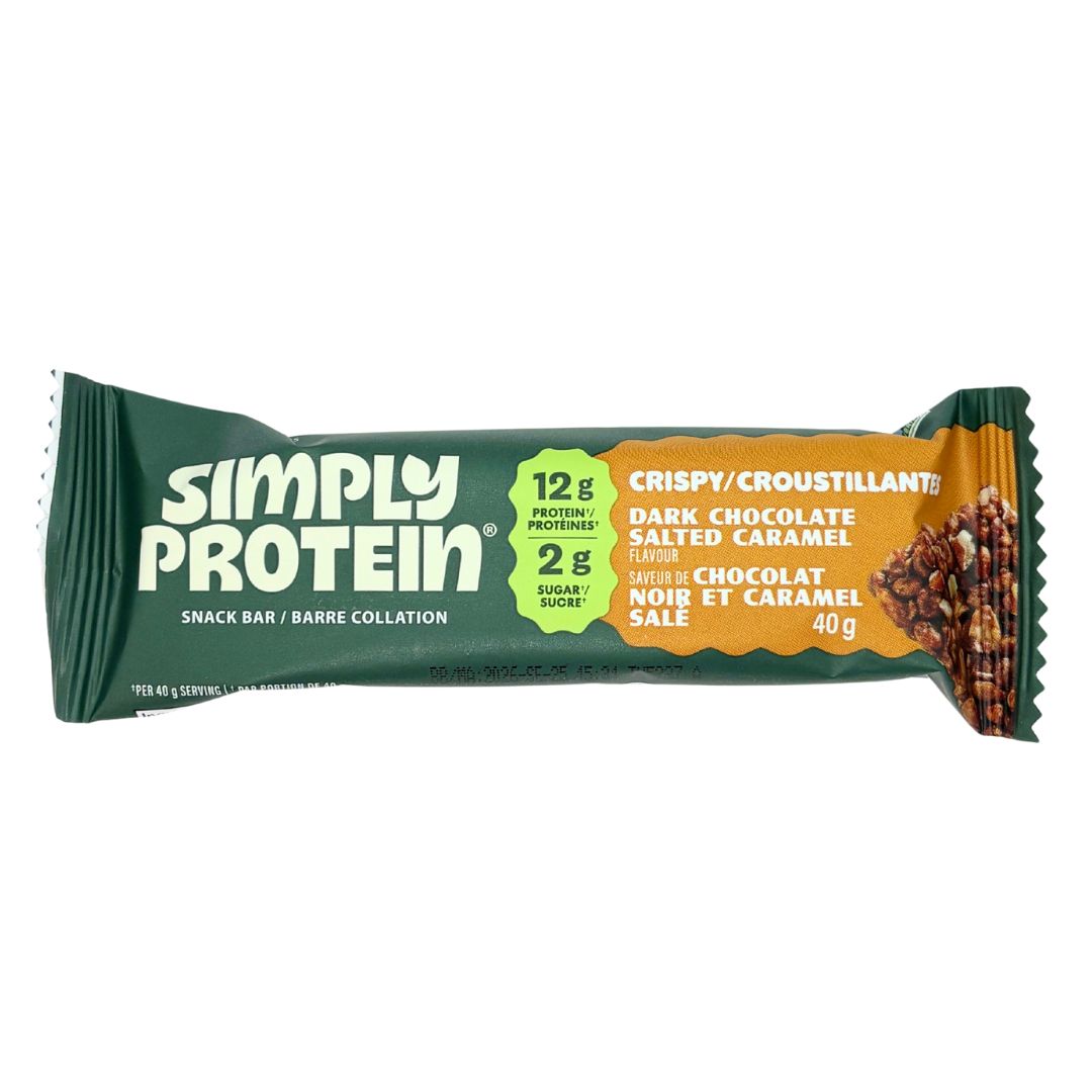 Simply Protein Bar - Crispy Dark Chocolate Salted Caramel (40g)