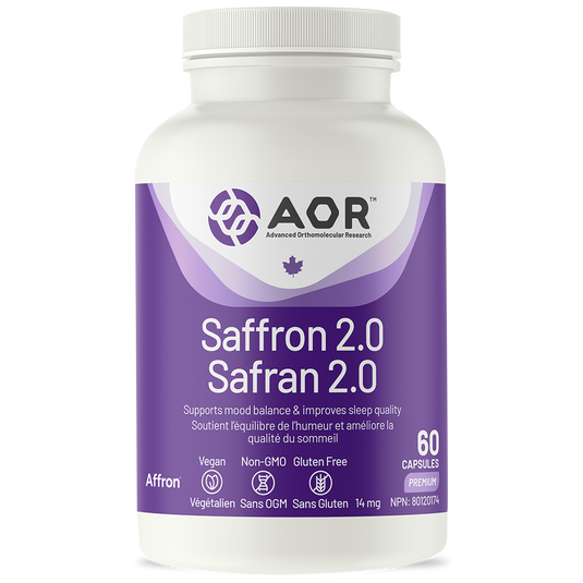 AOR Saffron 2.0 (60 VCaps) - Lifestyle Markets