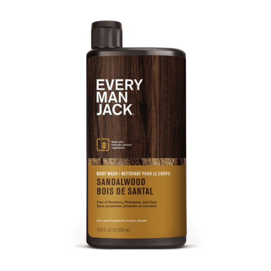 Every Man Jack Body Wash Sandalwood (500ml) - Lifestyle Markets