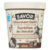 Savor Grass-Fed Ice Cream -Chocolate Swirl (473ml)