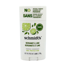 Schmidt's Natural Deodorant - Bergamot & Lime (75g)