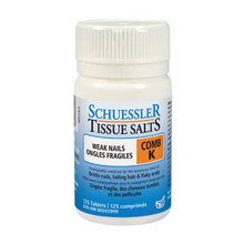Schuessler Tissue Salts - Weak Nails COMB K (125 Tablets) - Lifestyle Markets